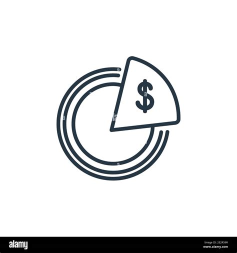 Equity Outline Vector Icon Thin Line Black Equity Icon Flat Vector