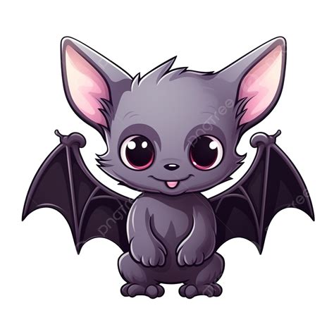 Cartoon Vampire Bat Halloween Sticker Kawaii Illustration Cute Pumpkin