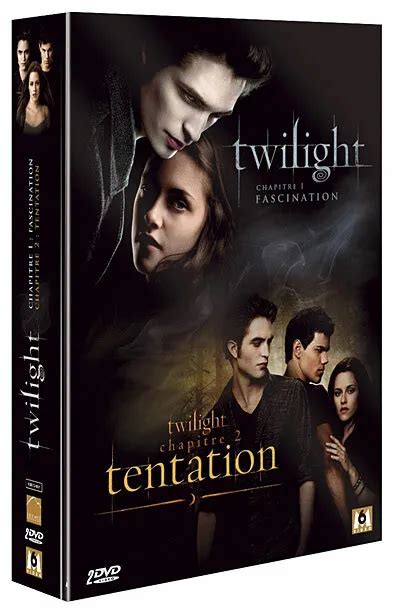 COFFRET DVD TWILIGHT Chapitre 1 Fascination Chapitre 2 Tentation EUR