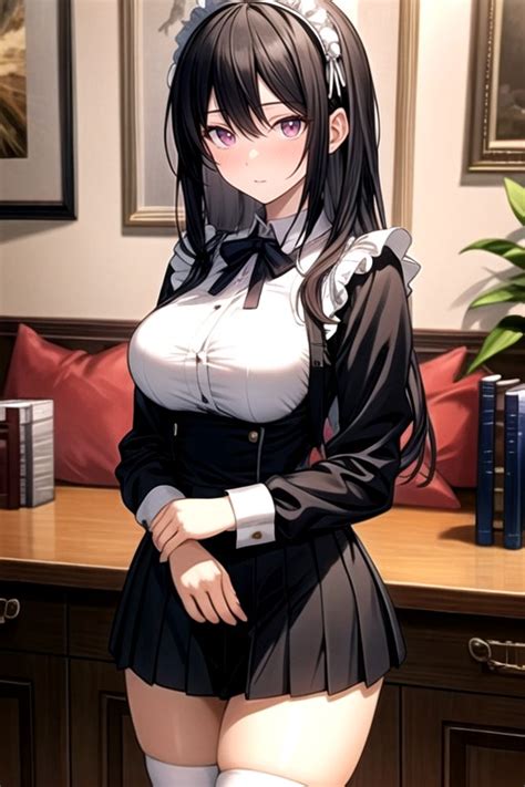 French Maid Skinny Warm Anime AI Porn