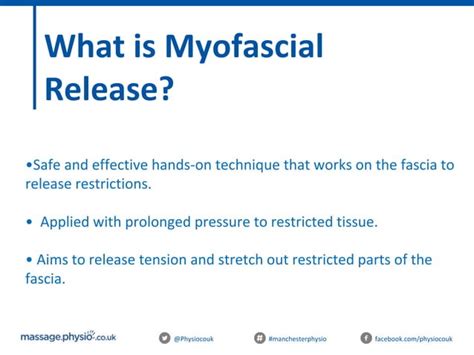 Myofascial Release Presentation Ppt