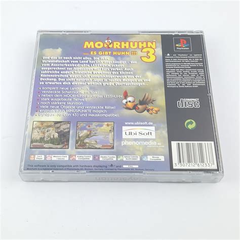 Playstation 1 Spiel Moorhuhn 3 Ovp Anleitung Cd Sony Ps1 Psx Pal