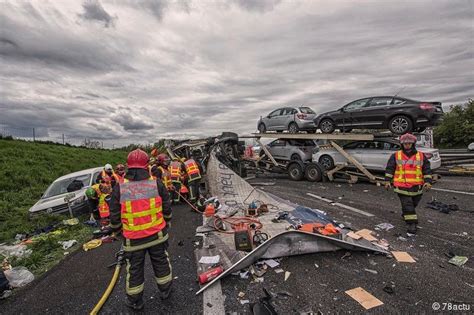 Carambolage Sur L A Le Chauffeur Du Camion Est D C D Actu