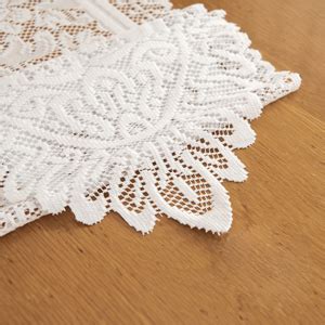 Amazon Tinsow 2 Pack Cotton Crochet Lace Rectangular Table Runner