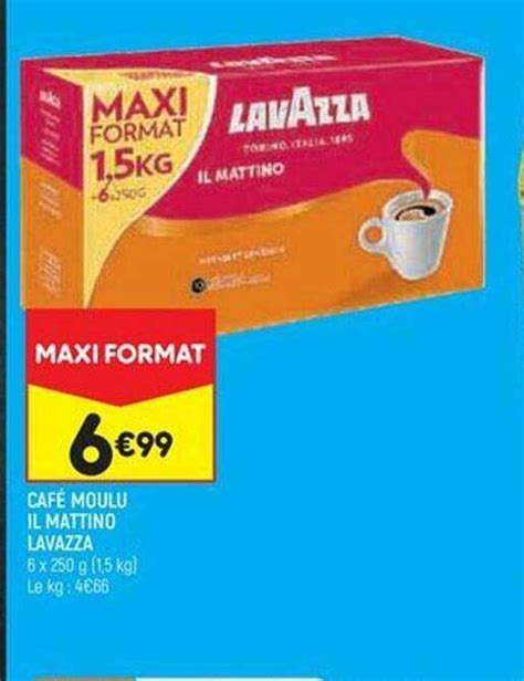 Promo Café Moulu Il Mattino Lavazza chez Leader Price iCatalogue fr