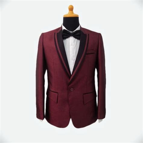 Jual Setelan Jas Dan Celana Pengantin Priajas Weddingtuxedo Maroon