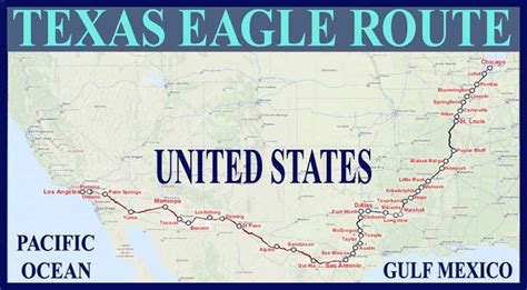 Amtrak Southwest Chief Route Map - Maping Resources