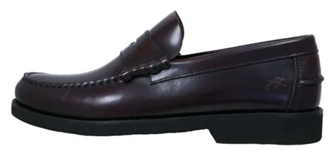 Fluchos Rafael Mocassins De Porter Pour Homme Bordeaux Cuir Stamford