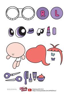 CR PINKCHOCO 5 5 Cute Dolls Diy Toys Paper Dolls