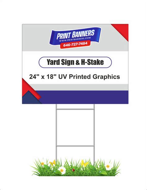 Economy Yard Signs 4mm Corrugated Plastic Corrugated Plastic Yard