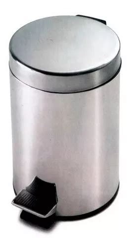 Cesto Residuos Tacho Basura Acero Inox Pedal 5 Lts Silmar En Venta En