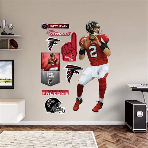 Life Size Matt Ryan Home Wall Decal Shop Fathead® For Atlanta