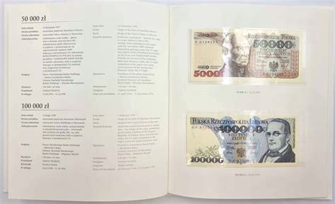 Album Nbp Polskie Banknoty Obiegowe Z Lat Archiwum Niemczyk Pl