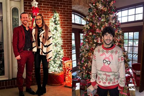 Aew Stars Celebrate Christmas Adam Cole Tony Khan And More