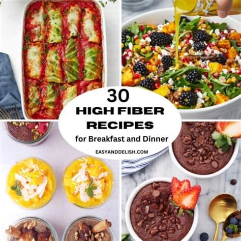 30 High Fiber Recipes Easy And Delish