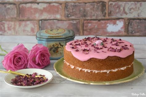 Baking - Rose Water Cake • Vintage Frills