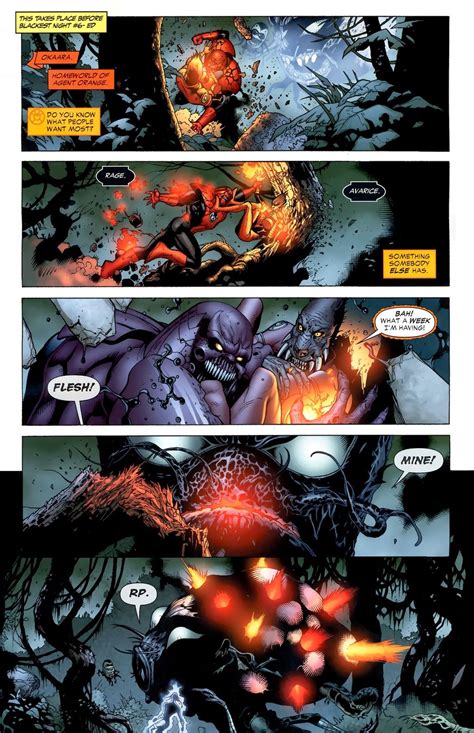 Red Lantern Atrocitus Vs Agent Orange Larfleeze Comicnewbies