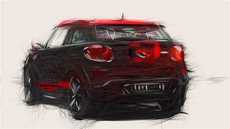 Mini Paceman Drawing Digital Art By Carstoon Concept Pixels