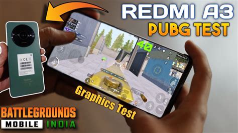 Redmi A3 PUBG TEST BGMI TEST Redmi A3 PUBG Gaming Test Graphic