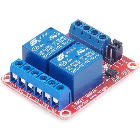 24v 2 Channel Highlow Level Trigger Relay Module