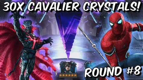 30x 6 Star Cavalier Crystal Opening Round 8 10k Likes Smashed Marvel Contest Of