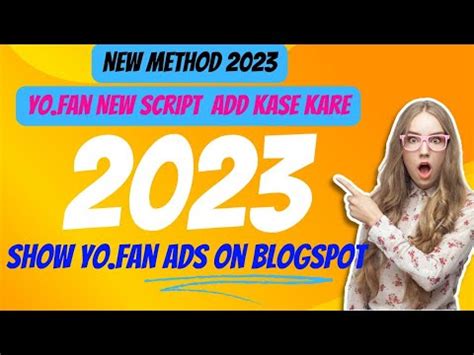 Show Yo Fan Ads On Blogspot And New Method Yo Fan Ads Script