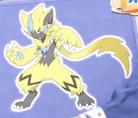 Zeraora Official Art Rpokemon