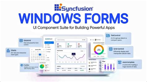 Winforms Syncfusion Ui Component Suite For Winforms Syncfusion