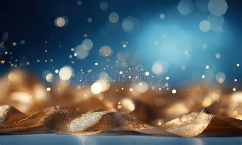 Background of Gold Bokeh Lights Stocktv Stock Illustration - Illustration of christmas ...