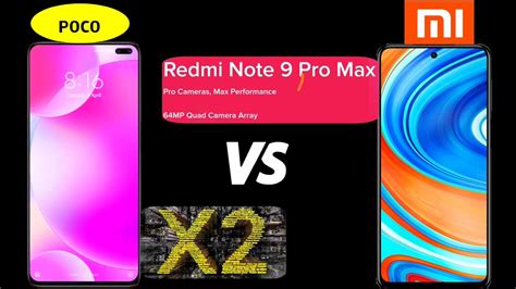 Redmi Note 9 Pro Max Vs Poco X2 Comparison How To Select Best Phone