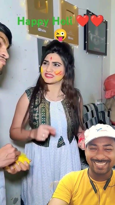 देशी होली ने पड़ोसन की बैंड बजा दी😜😂 Kajalsoni Comedy Holi Biwino1