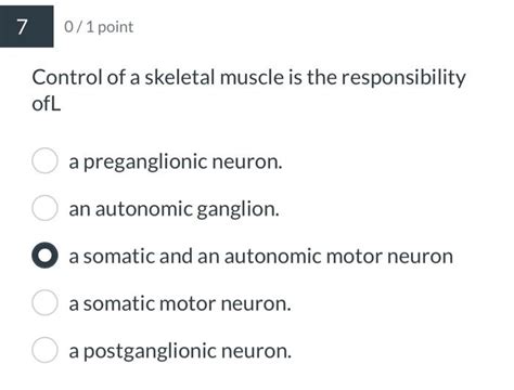 Solved is it Postgangloinic neuron? or just somatic motor | Chegg.com