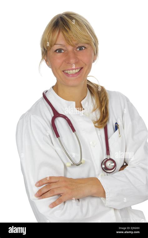 Female Doctor With Medicinal Stethoscope Stock Photo Alamy