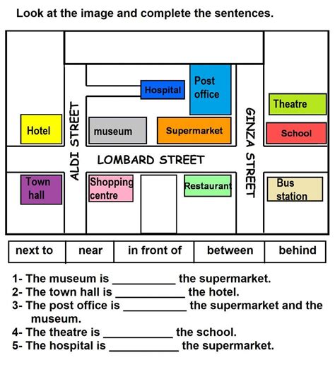 Giving Directions Interactive And Downloadable Worksheet