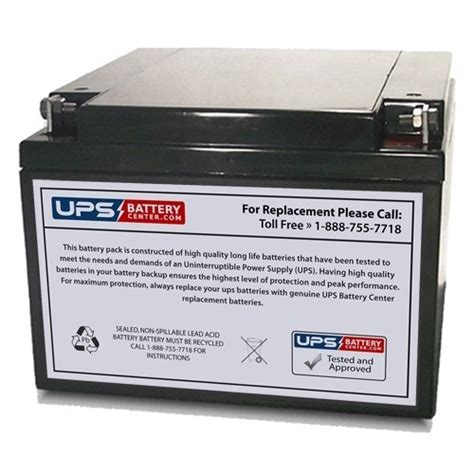 Portalac Pe12v24aoption 12v 26ah Battery With Nb Terminals