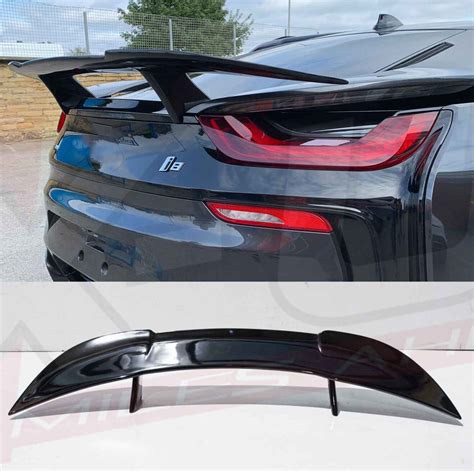 BMW I8 rear spoiler wing 2014-2019 gloss black FRP