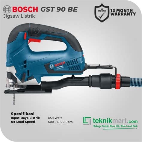 Jual Bosch Jigsaw Listrik 650Watt GST 90 BE Di Lapak Teknik Mart