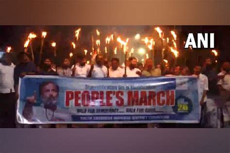 Kerala Udf Congress Organise Marches Across Wayanad Constituency