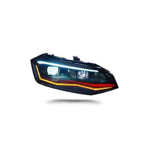 X Feux Avant Led Vw Polo Aw Gti Facelift Quadri Led