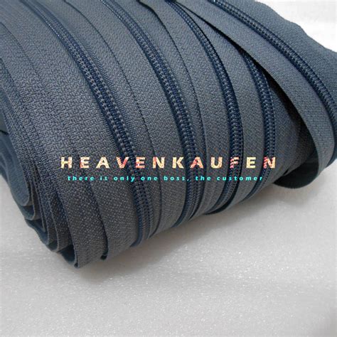 Jual Resleting Ykk Coil Meteran No Abu Abu Zipper Daun Gigi Plastik