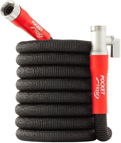 Pocket Hose Amazing Expandable Steel 50 Ft Garden Hose As