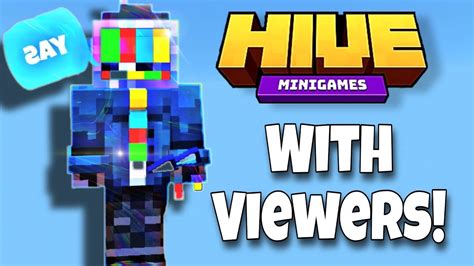 Hive With Viewers But My Texture Pack Updated Kinda Wacky YouTube