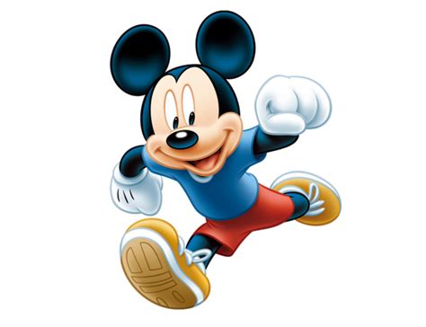 HD Cartoon Mickey Mouse Running PNG | Citypng