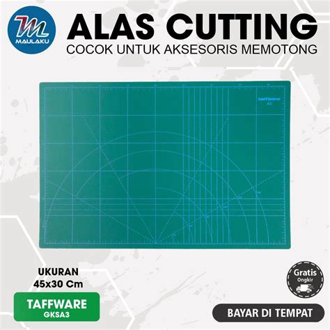 Jual Alas Cutting Mat Potong Ukuran A3 Work Cutting Double Side