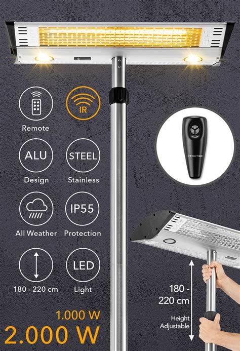Chauffage Radiant Sur Pied IRS 2010 TROTEC