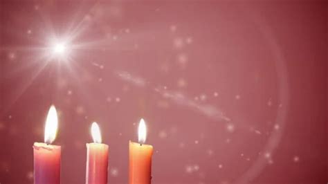 Third Sunday of Advent Candles Gaudete S... | Stock Video | Pond5