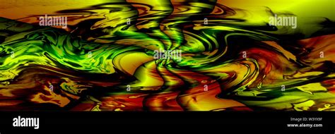 Digital Art Panoramic Abstract D Objects With Soft Lighting X