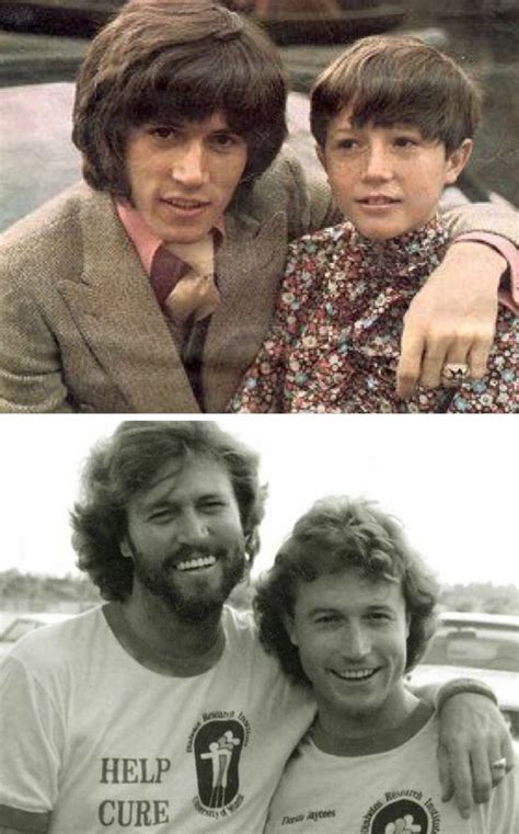 Barry And Andy Gibb Andy Gibb Bee Gees Barry Gibb