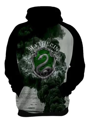 Blusa Moletom Sonserina Hogwarts Slytherin Harry Potter Hd