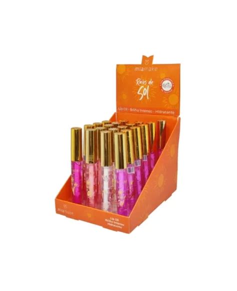 Lip Oil Raios De Sol Mia Make Display C Un